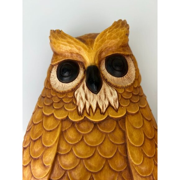 Homco Set of 2 Owl Wall Art Hangings Plastic Mid-Century Modern Vintage Bird - Picture 8 of 16